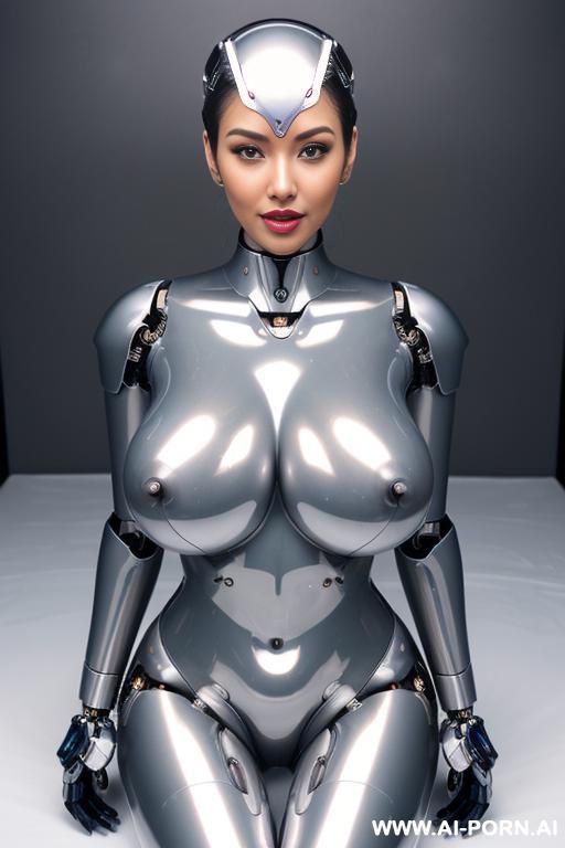 ((wonderful ultra realistic robotic very beautiful hd quality to very detailed image to complete very robotic body, beautiful cyborg mecha trasformers male )),(( artificial big boobs))(( total covered - #main