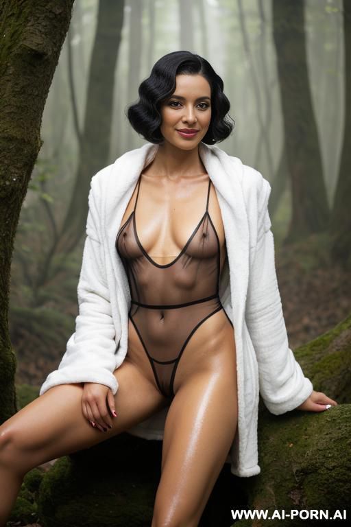 naked woman lingerie wet - #main