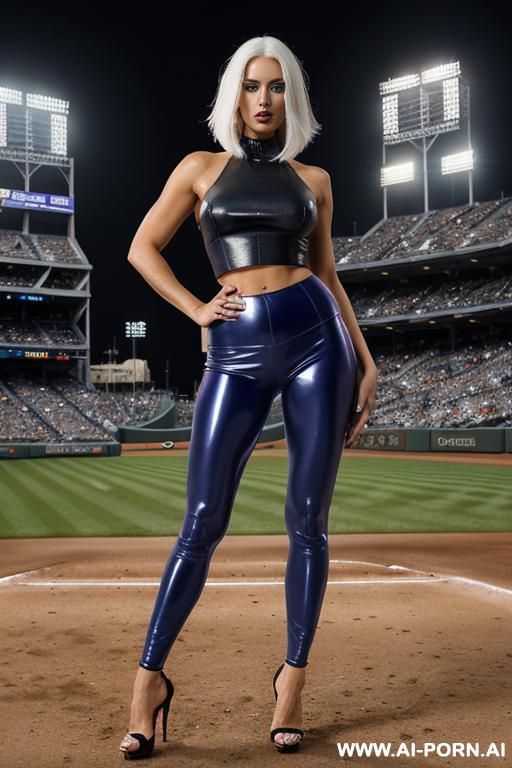suburban mom, beautiful milf, very tight skirt, hot leggings, strong makeup, high heels, shapely legs, (erect nipples), large saggy breast, strong arms, tanned skin, massive body, wide hips - #main