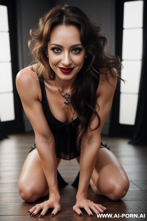 woman on her knees looking up at the camera, - #main
