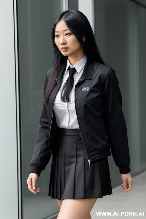 long hair with bang/ asian/ office lady - #main