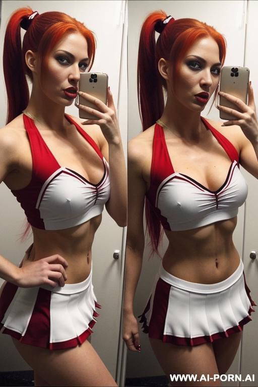 2 womans masturbating in the mirror orgasming at the same time. 1 redheads - #main