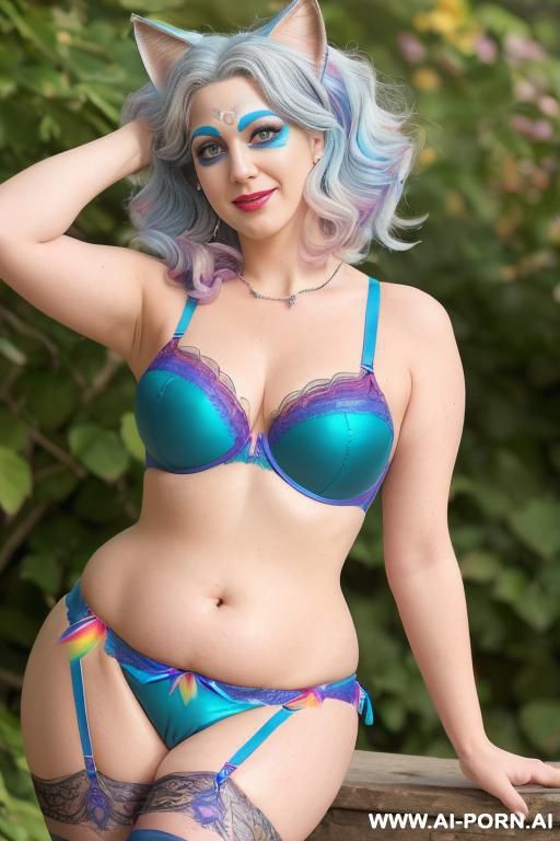 face, sexy, beautiful, ((face painting)), ((body painting)), ((bikini as seashell)), ((roses)), ((eyes shw)), ((angel wings)), ((rainbow hair)), ((glitter)), ((long bu hair)), ((heterochromia eyes)), ((wind)), - #main