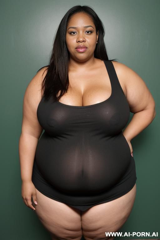 droppy saggy veiny boobs with large nipples, arms behind her head, fat arms, fat belly, large hips, wide open mouth - #main