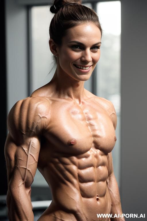 ((nude smiling very muscular short fbb man k. knightley with rockhard pecs)), (((nude))), ((naked)), (((very white skin with muscle veins))), ((extreme sculpted abs)), ((nude very muscular pecs)), - #main