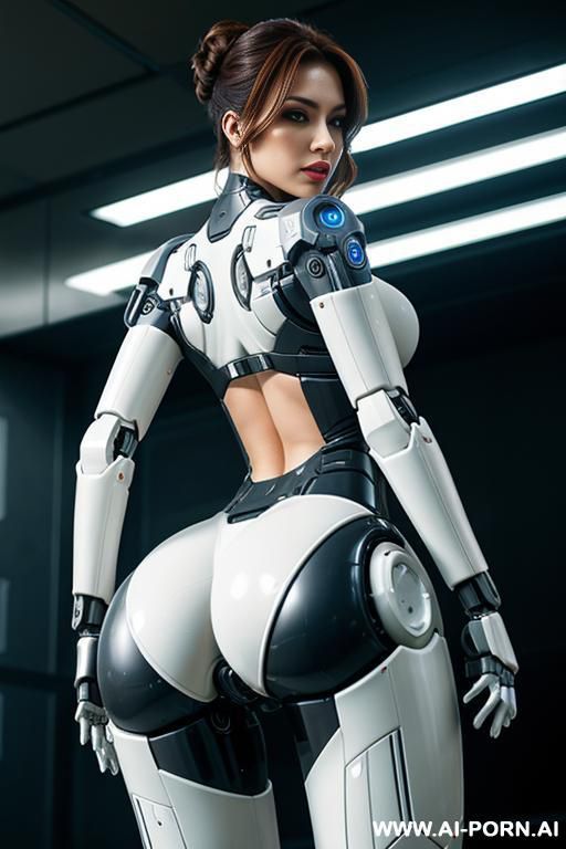 robotic soldier, fully robotic body, big robotic ass - #main