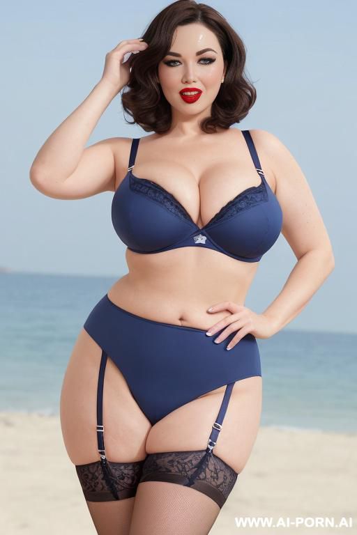((topless)) , (pretty face), (wide hips), (flirty smirk), (sweat body), (seductive smirk), (sweat body), (very very pretty face), (natural plump tits) - #main