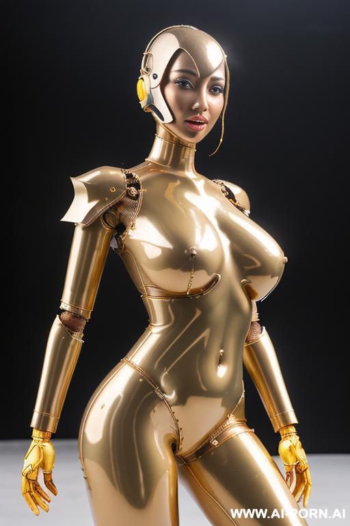 ((wonderful ultra hing realistic detailed body robot very beautiful hd quality to very detailed image to complete very robotic sex-fembot woman complete only hing meccanical body, beautiful cyborg - #main