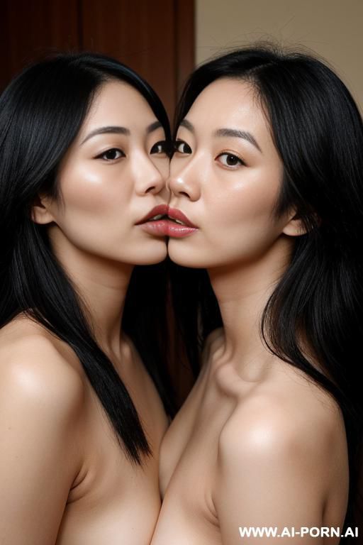 two women kissing - #main
