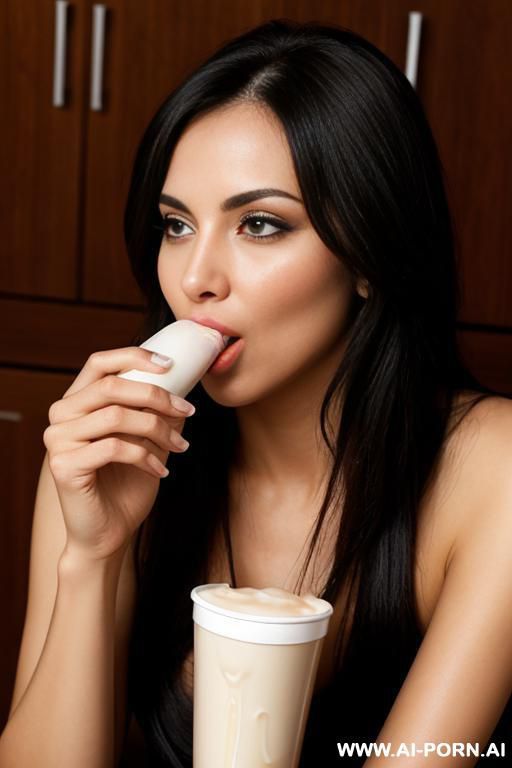 drinking cum from cup - #main