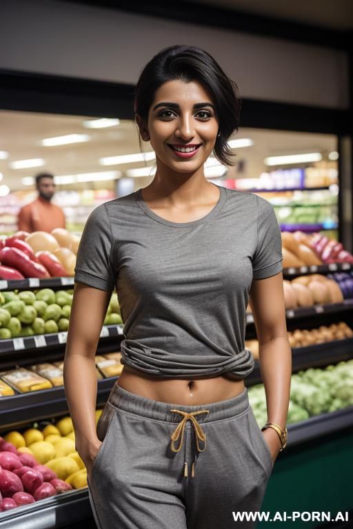 (urwa hocane), (((tanned punjabi ))), ((grey short sleeve shirt, jogger pants )), (christmas), (modern monaco mansion), (big nose), ((smiling at the camera)), photorealistic, (ultra detailed photo), - #main