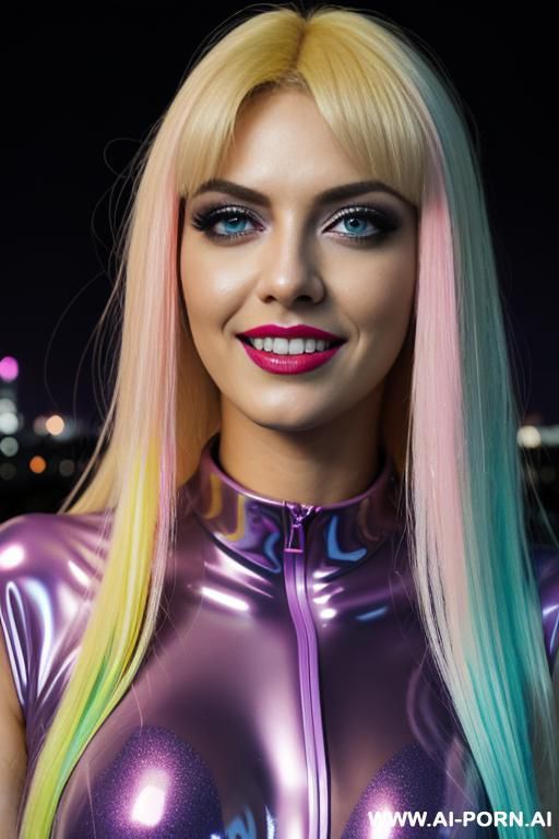 purple brightsky sunshine pinksky colorful bright sunset bright neonlights city sexy pornstar female big eyes goth makeup big lips pink lipstick bealtiful face raised thick messy blond hairs wet - #main