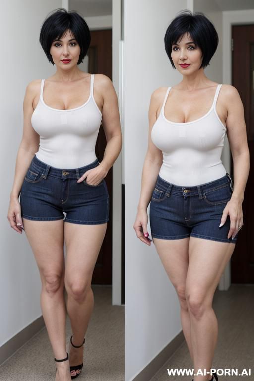 (jeans body tight shorts) - #main