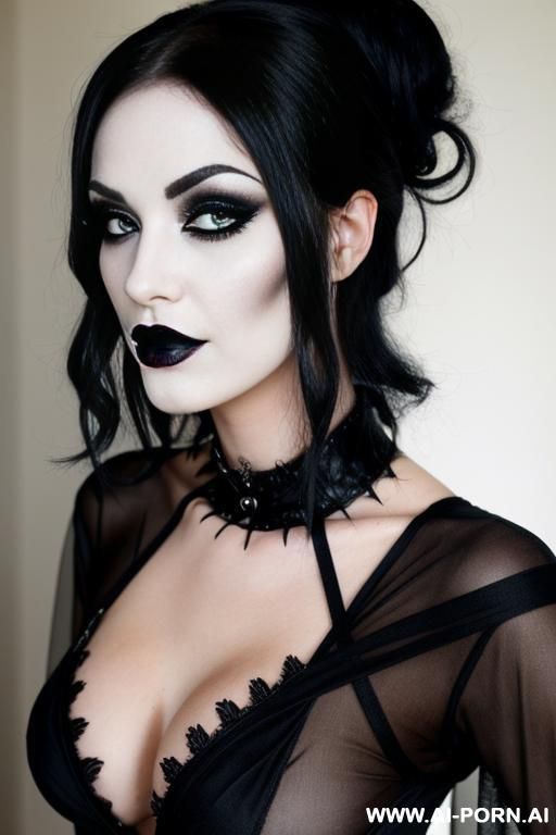 take all clothes off put goth makeup on - #main