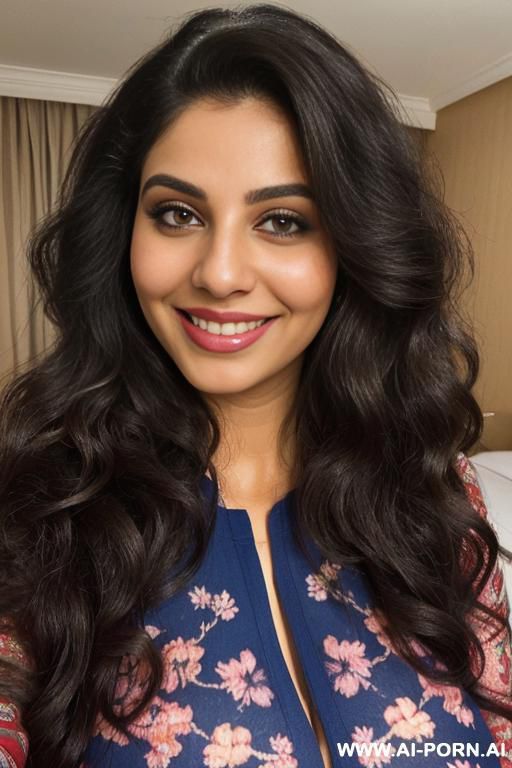 ((blue floral patterned crew neck dupatta)), (actress topanga), (((punjabi ))), (christmas), (big full lips), ((smiling at the camera)), photorealistic, (ultra detailed photo), (hyper realistic photo), - #main