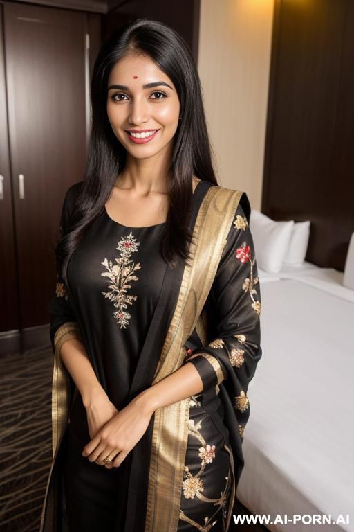 (black floral patterned crew neck dupatta), (higareda), ((lanky)), ((( punjabi ))), (christmas), (big full lips), ((smiling at the camera)), photorealistic, (ultra detailed photo), (hyper realistic photo) - #main