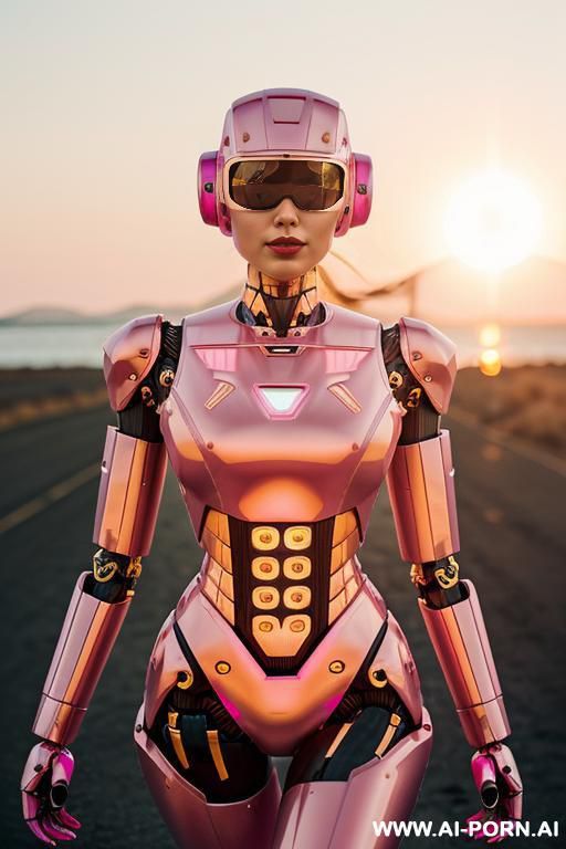 sun glasses, helmet vr, red gold - #main