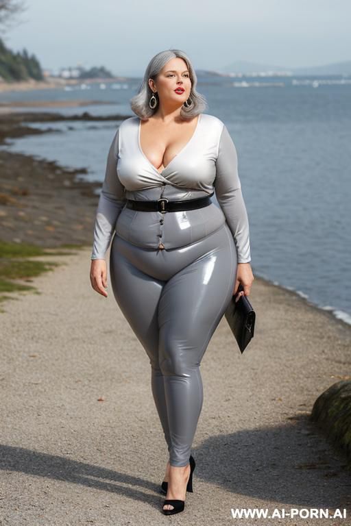 very old ladies bbw granny, tight top, extremely pretty, full lips, button nose, hoop earrings, busty round boobs, hourglass figure, tight waist, big bubble butt - #main