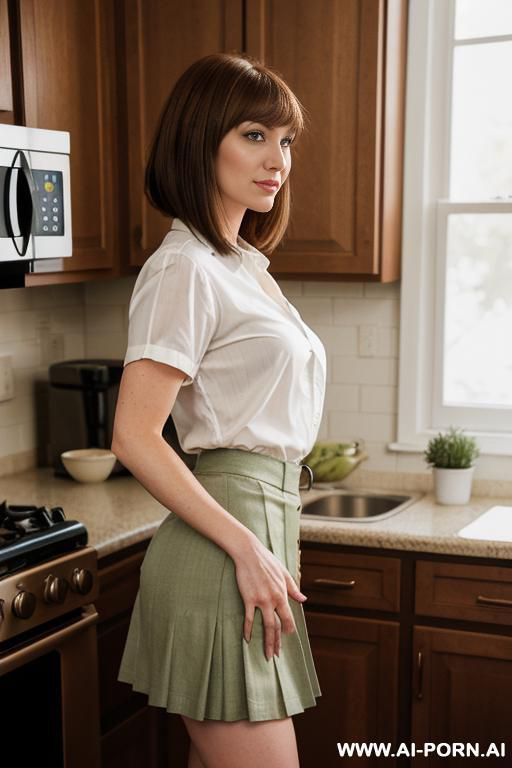 shoulder length hair, side view - #main