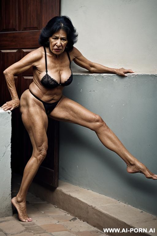 she is an old mexican grandmother - #main