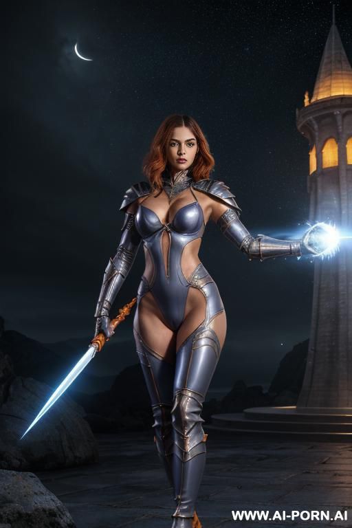 ((front view)), (looking at the viewer), (standing at front), (looking at the front), (direct front view), (detailed face), (detailed body), (detailed hands), (detailed skin), sci-fi wizard, soft - #main