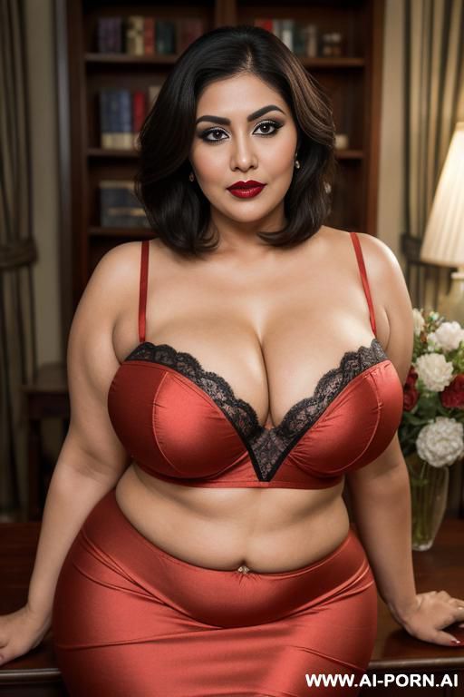 bangladeshi mom, old cuckold, juicy thick lips, fat curvy body, huge saggy boobs, begging, extremely beautiful make-up, red lip gloss, seductive, extremely slutty, very wicked. - #main