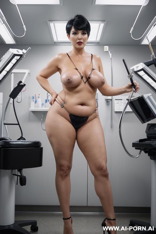 (bdsm leather) (plump) (surgical operating room) - #main