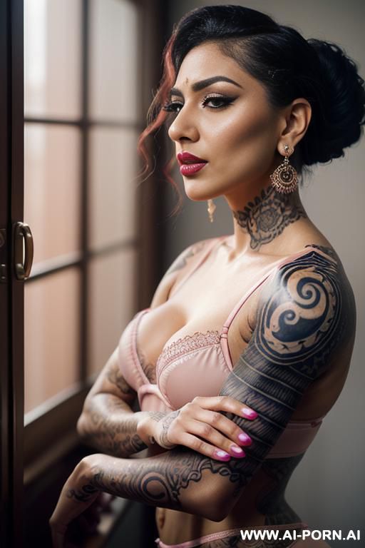 (((choose the most perfect, most realistic, real photo milf))) ((beautiful lace lingerie)) ,(( pink plump lips)). - #main