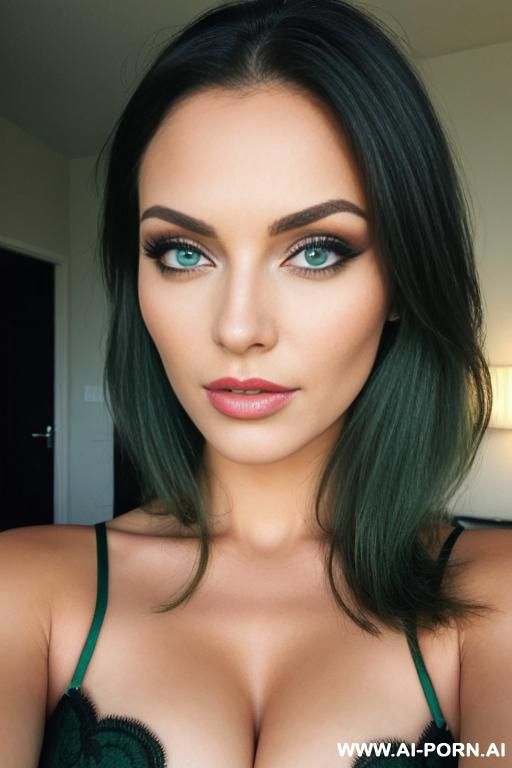 pretty 2 woman, green eyes. - #main