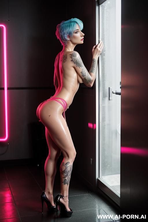 ((high heels nudity)), ((long legs squat ass side view)), ((naked super supermodel)), ((porn magazine photoshoot)), ((very superskinny model)), ((proffesional studio and lighting)), ((naked art pussy)) - #main