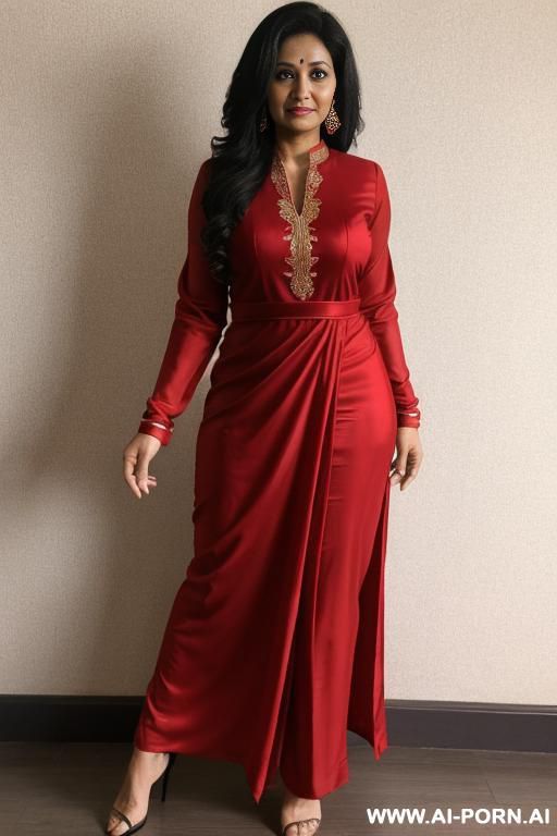 bangladeshi mature, red shal kameez - #main