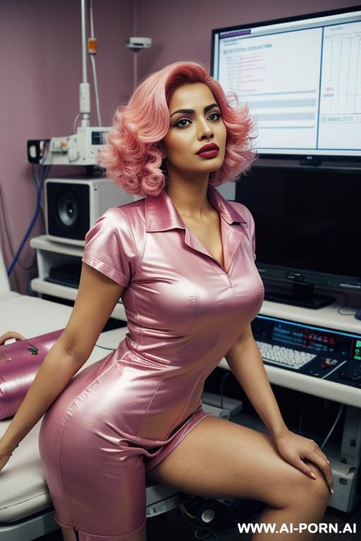 beautiful secretary, hairy pussy, laying - #main