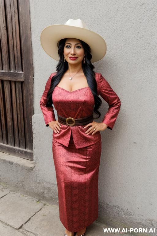 guatemala woman, traje clothes, hat - #main