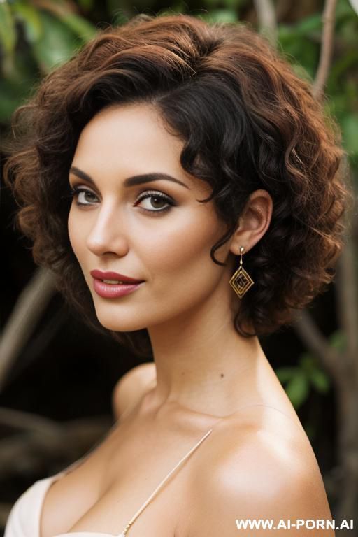 bushman san woman, short curly hair - #main