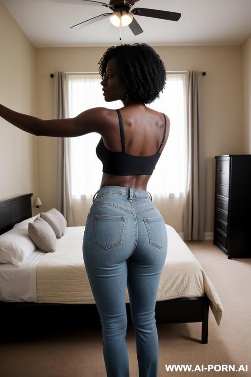 ebony, vintage mom jeans, round ass, oxford shoes, - #main