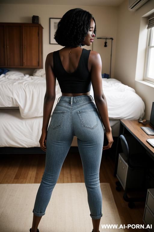 ebony, vintage mom jeans, nice ass, oxford shoes - #main