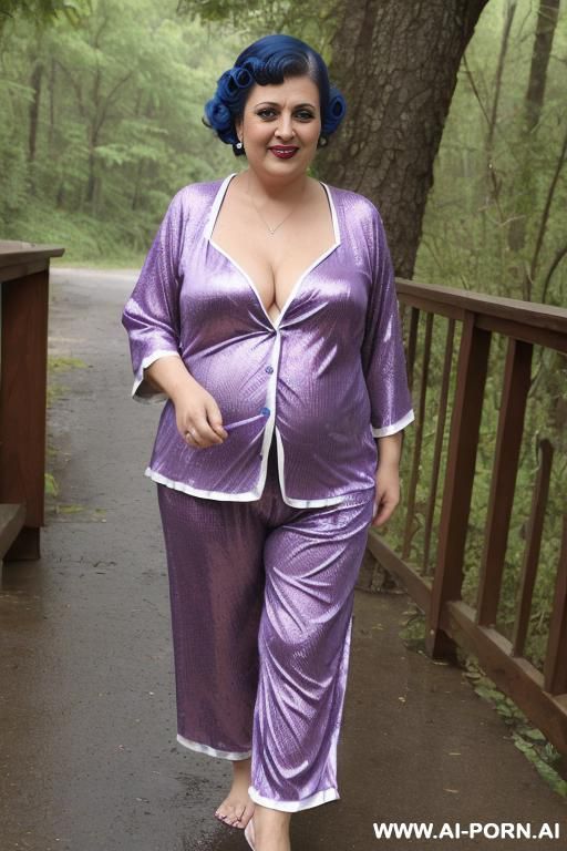 bangladeshi mom, midnight darkness, downpour (raining very heavily, like a wall of water), old grandma bbw with curvy ass (extremely elder) running in the rain in the wood (breasts very bouncing) ((tits bouncing up and sides)) (((breasts bounce a lot))), - #main