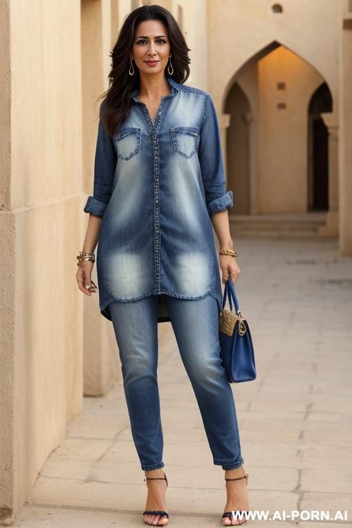 tunic clothes, sandals - #main