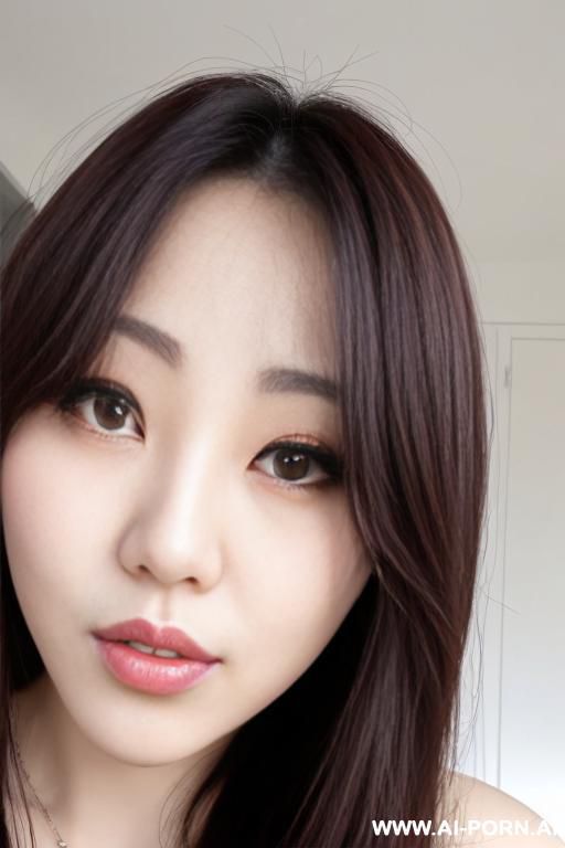 korean, 1 female face, pov kiss, very close view, kiss lips, lips view, very very close, face, only face, lips to screen, fron pov, lips in pov - #main