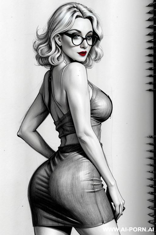 ((((mediun body shot)))) ((((image comic-drawing pencil style)))) down level shot boobs in closedup ((((from behind)))) ((((dispatch )))) ((((camera)))) ((((angry)))) ((((big eyes)))) pretty italian woman - #main