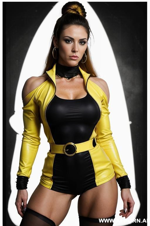 ((((keep this perfect face))))!!!! (((keep body shape)))!!! image comic-drawing vintage style, sci-fi, atompunk, slender body in the sci-fi city, sci-fi yellow jacket, fantasy arab dress, sci-fi cap, in white background, image comic-drawing vintage style - #main
