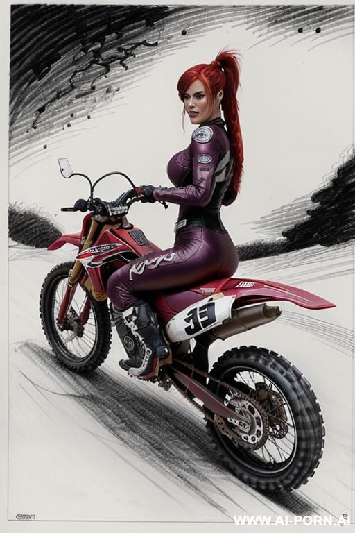 ((((image comic-drawing cartoon style)))) by giger. football woman, perky tits, firm tight ass, tightest naughty soccer sci-fi uniform thong and bra, sexy pussy.((((image comic-drawing cartoon style)))) - #main