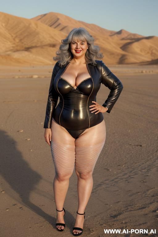no tattoos. heavy makeup. draw boobs bigger.fased business jacket, huge, colossal cleavage, draw boobs even bigger. dark lipstick. draw boobs bigger so jacket gapes more. no, no bare boobs. keep jacket, draw leather pencil skirt. draw boobs even bigger. - #main