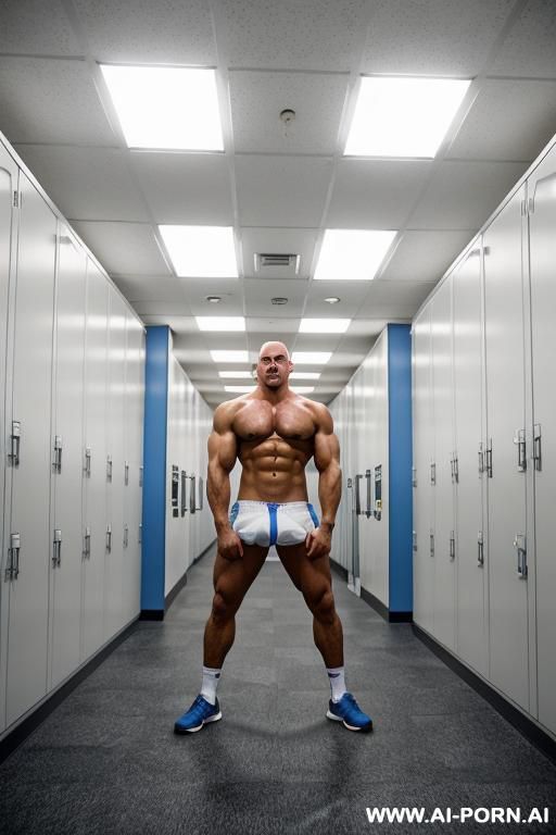 the hyper muscular niked gay masturbation cock . he has well-defined muscles in his hairy chest, abs, buttocks, arms, and legs, very long penis. - #main