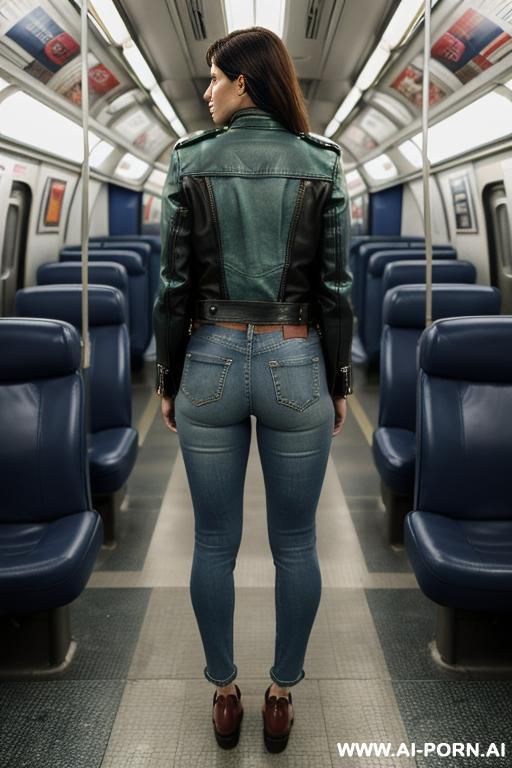 straight blue jeans, green jacket, oxford shoes - #main