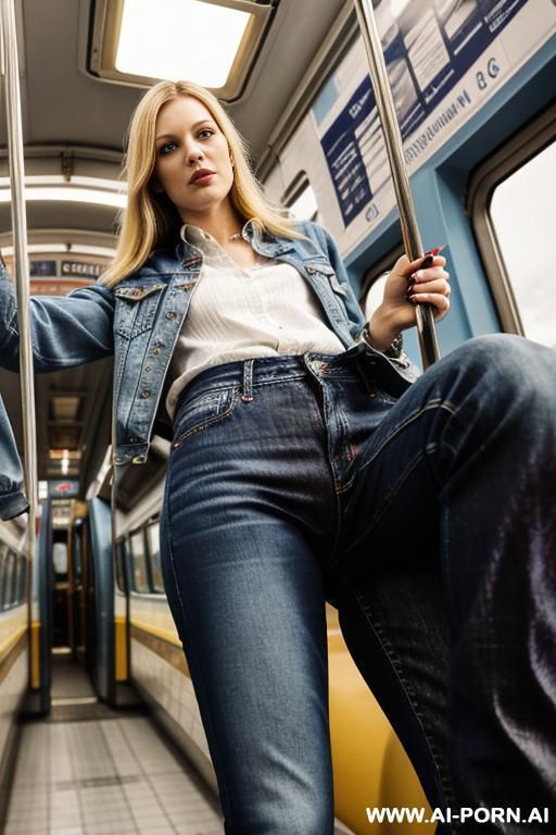 straight blue jeans, oxford shoes - #main