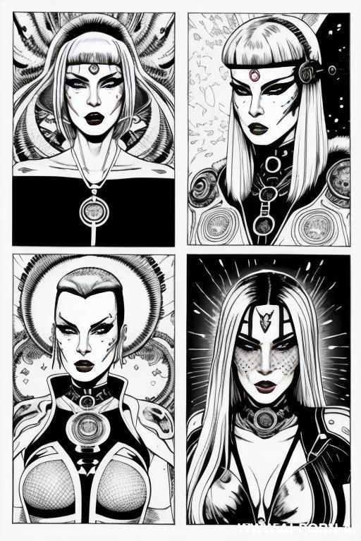 ((((image comic-drawing cartoon style)))) by giger. ((anal missionary)), (((3 sci-fi atompunk men and 3 sci-fi lesbian woman fucking))), ((laying on the blanket)), ((broad chin)), (pretty face), by - #main