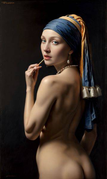 Naughty Girl with a Pearl Earring - xgroovy.com on pornintellect.com