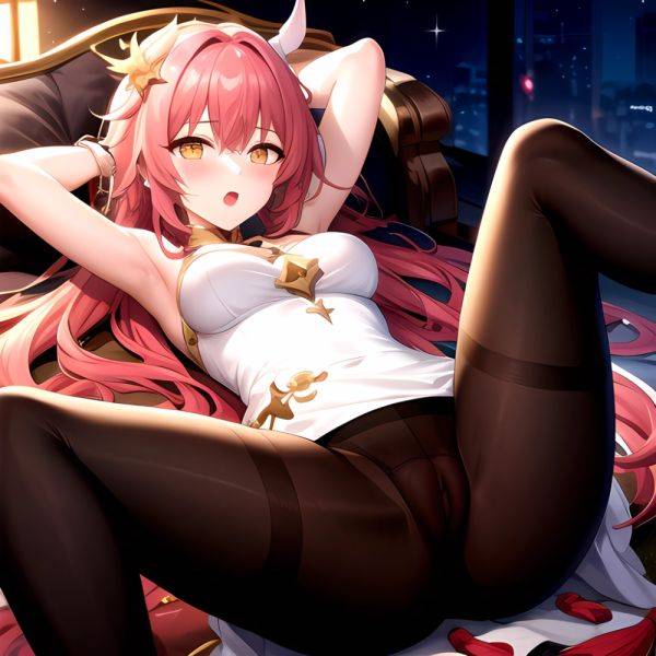 Fu Xuan Honkai Star Rail 1girl Anus Bare Shoulders Blush Forehead Jewel Hair Ornament Hair Stick Long Hair Looking At, 1834536334 - AIHentai - aihentai.co on pornintellect.com