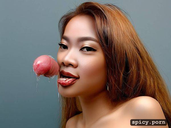 Neutral background, naked shaved small natural tits long dark nipples tall - spicy.porn - Thailand on pornintellect.com